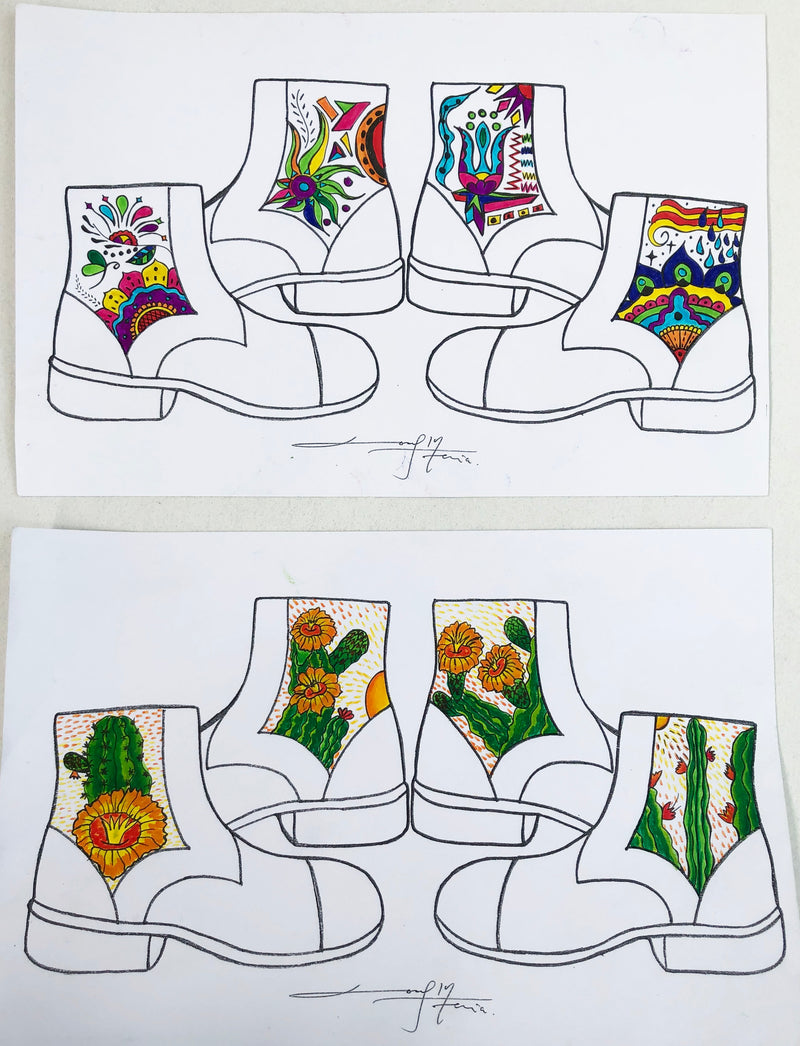 Embroidered Dream Boots - Trailblazer Collaboration