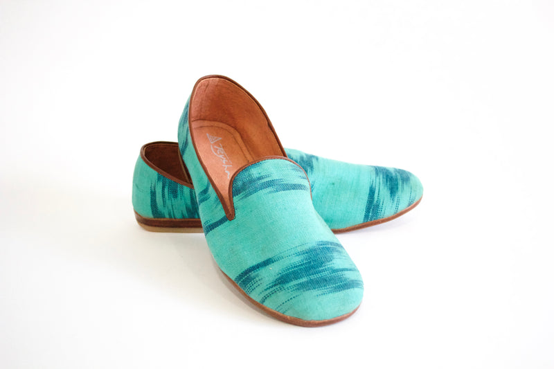 Ikat Jewel Smoking Slipper