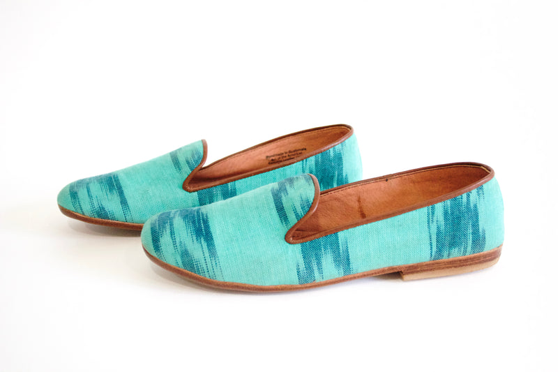 Ikat Jewel Smoking Slipper