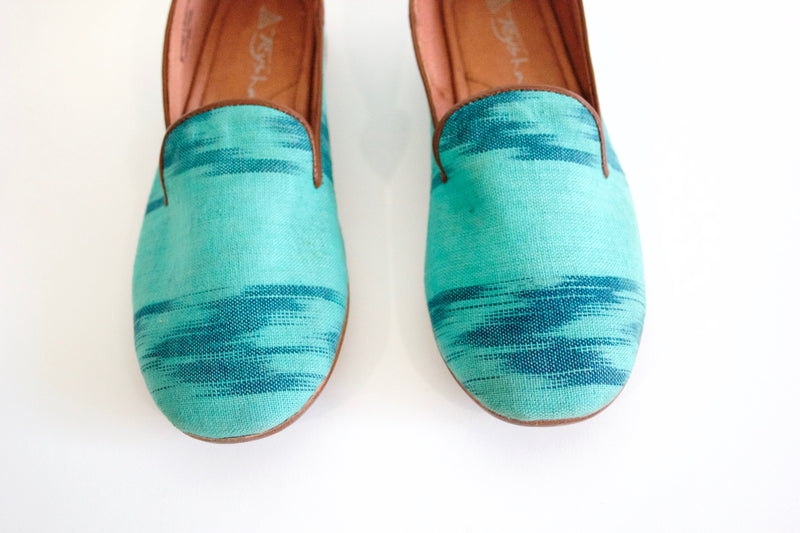 Ikat Jewel Smoking Slipper