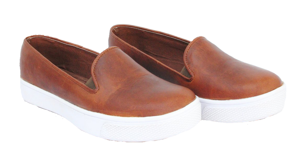 Brown Leather Adventure Sneaker – Teysha