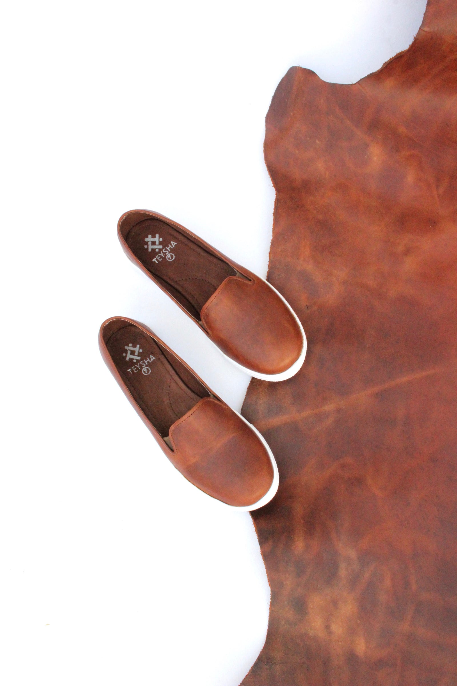 Brown Leather Adventure Sneaker – Teysha