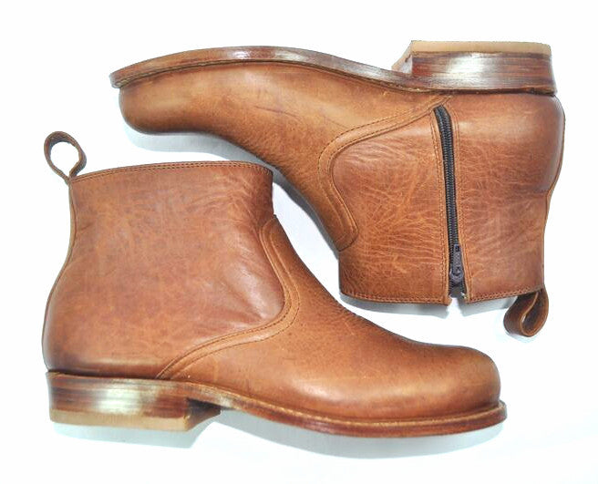 All Leather - Dark Brown Botine