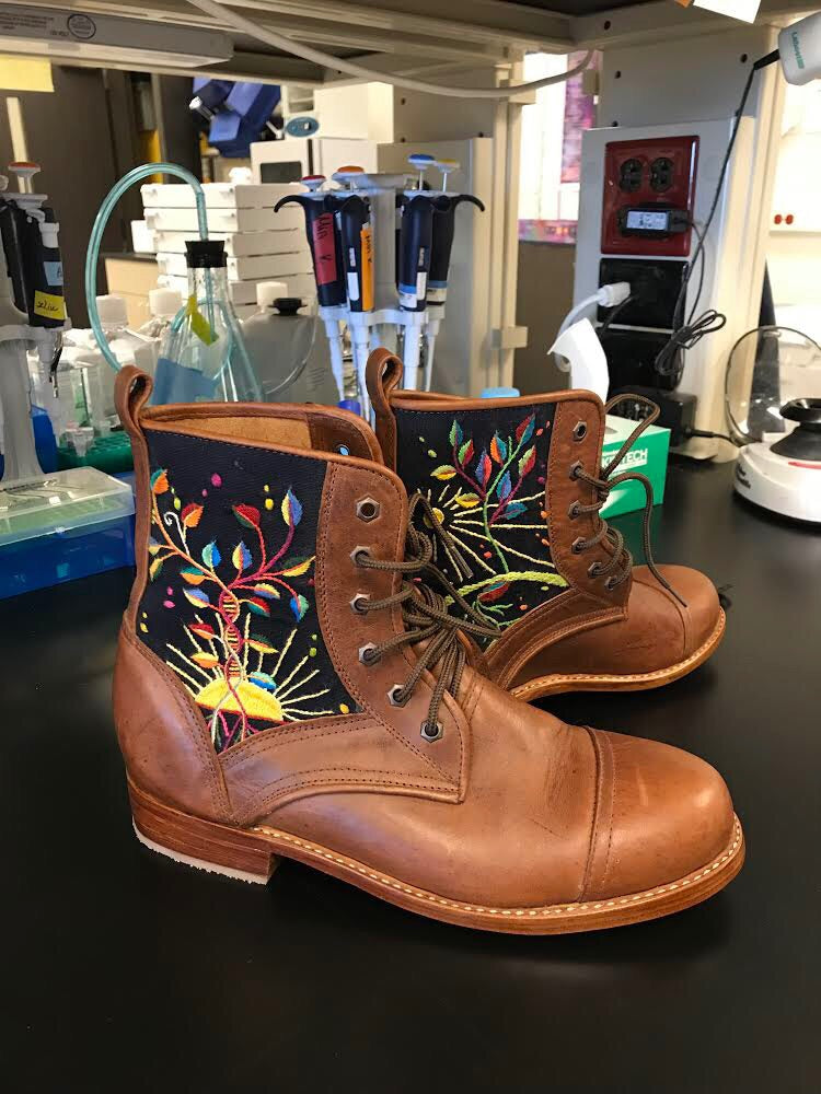 Embroidered Dream Boots - Trailblazer Collaboration