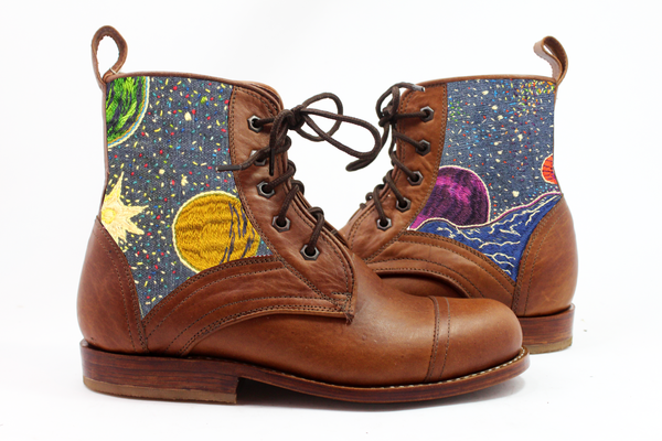 Embroidered Dream Boots - Trailblazer Collaboration